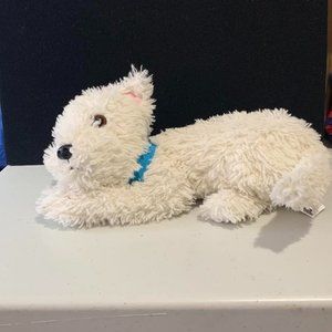 Scruffies Animagic White BAILEY Puppy Dog Plush Barking Moving Toy